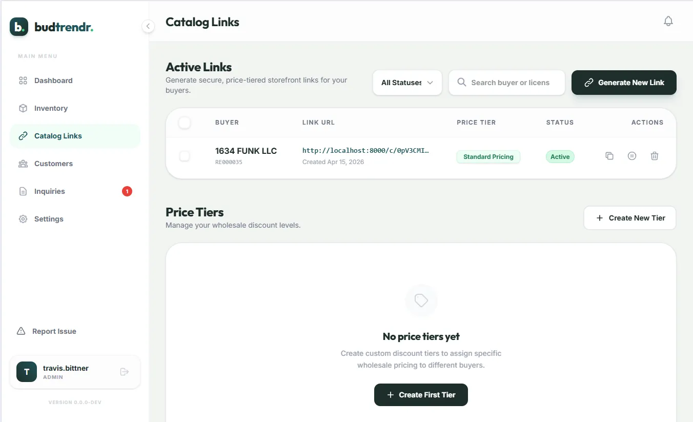 Active links manager