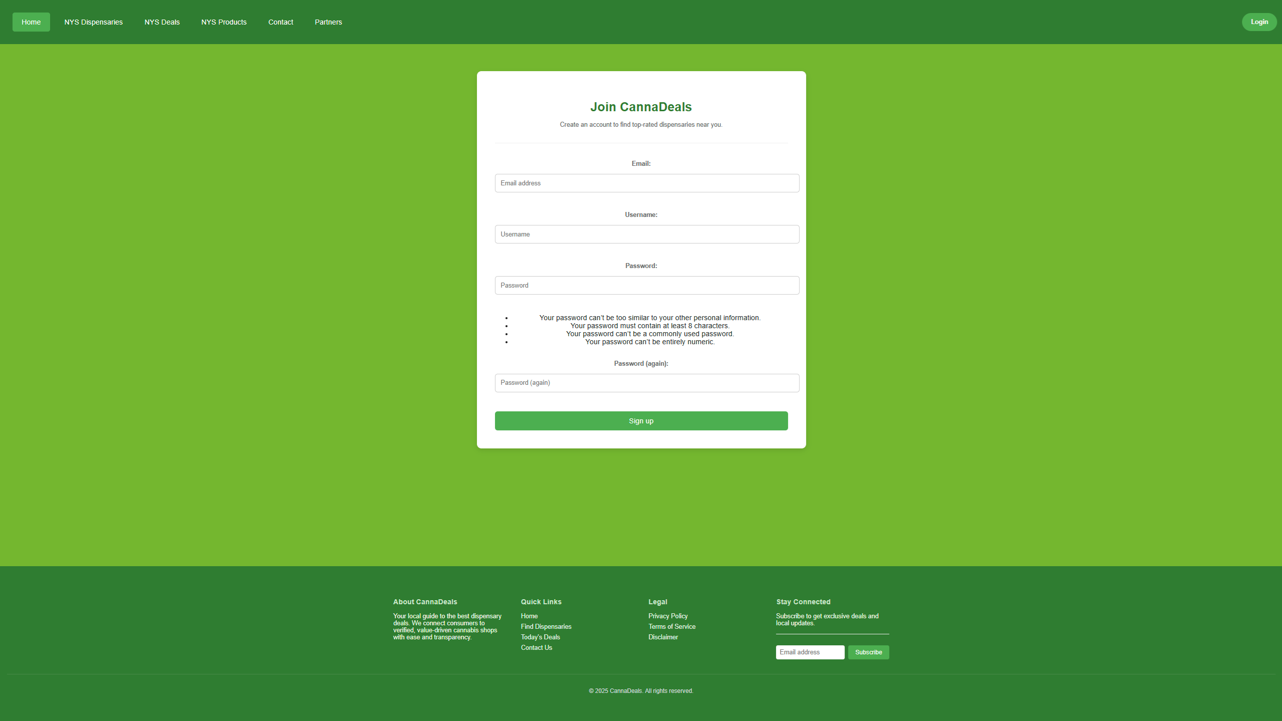 Screenshot of project 3